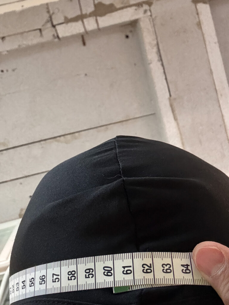 If you have a 59–60cm head, go for XXXL.