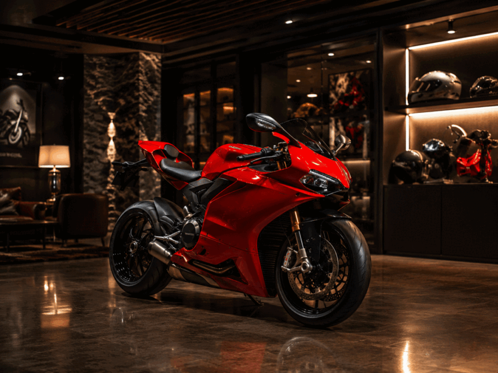 Ducati superbike in a private collection