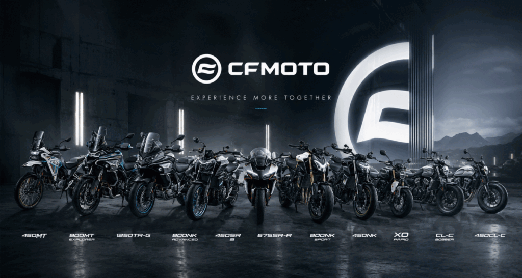 Chinese motorcycle brand lineup 2026