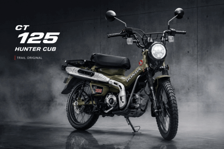 Honda CT125 Hunter Cub official press photo