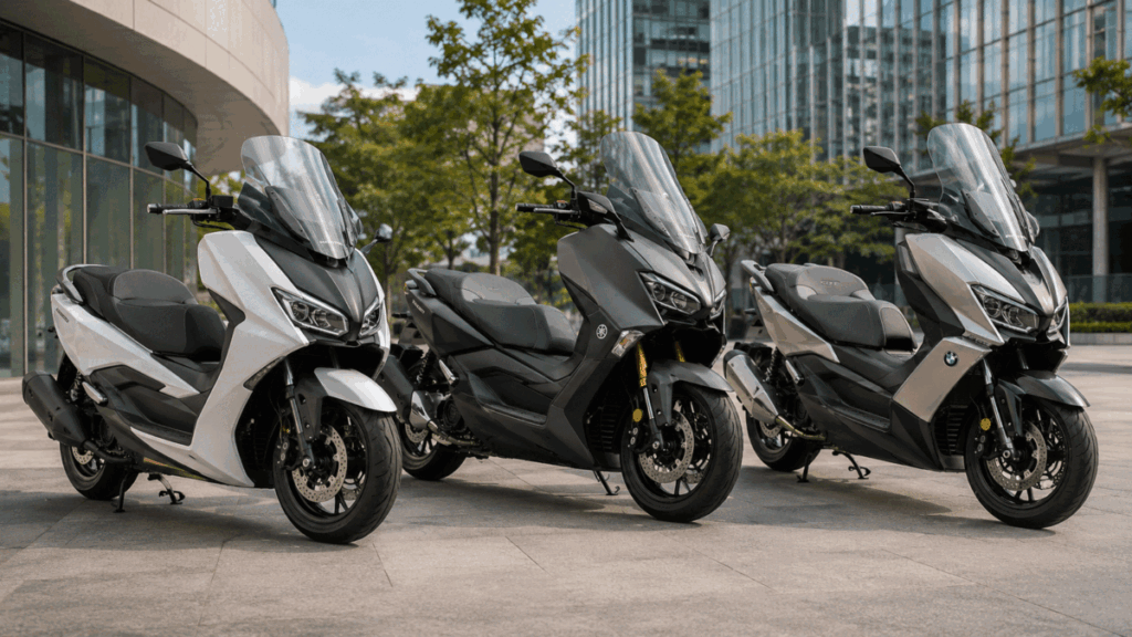 Honda Forza and Yamaha TMAX — alternatives to a Kawasaki scooter