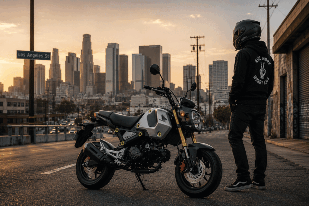 Honda Grom rider lifestyle urban