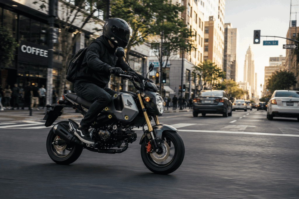 Honda Grom urban city riding street