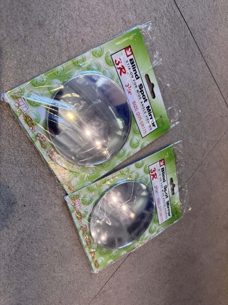 3R Blind Spot Mirror SIZE-φ95 SR175 — stick-on wide angle convex mirror for motorcycles