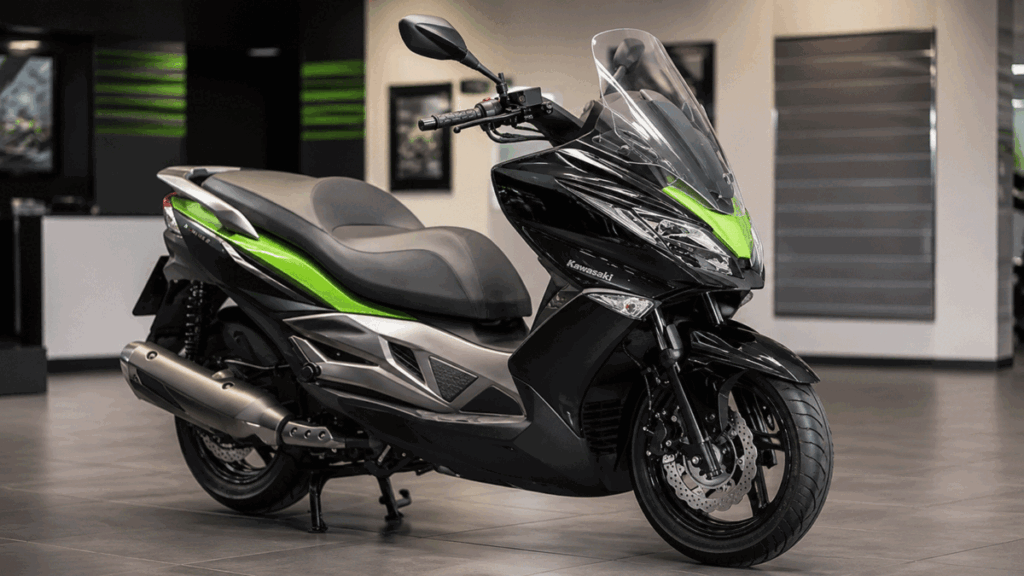 Kawasaki J300 scooter 2014 — the discontinued Kawasaki scooter sold in Europe