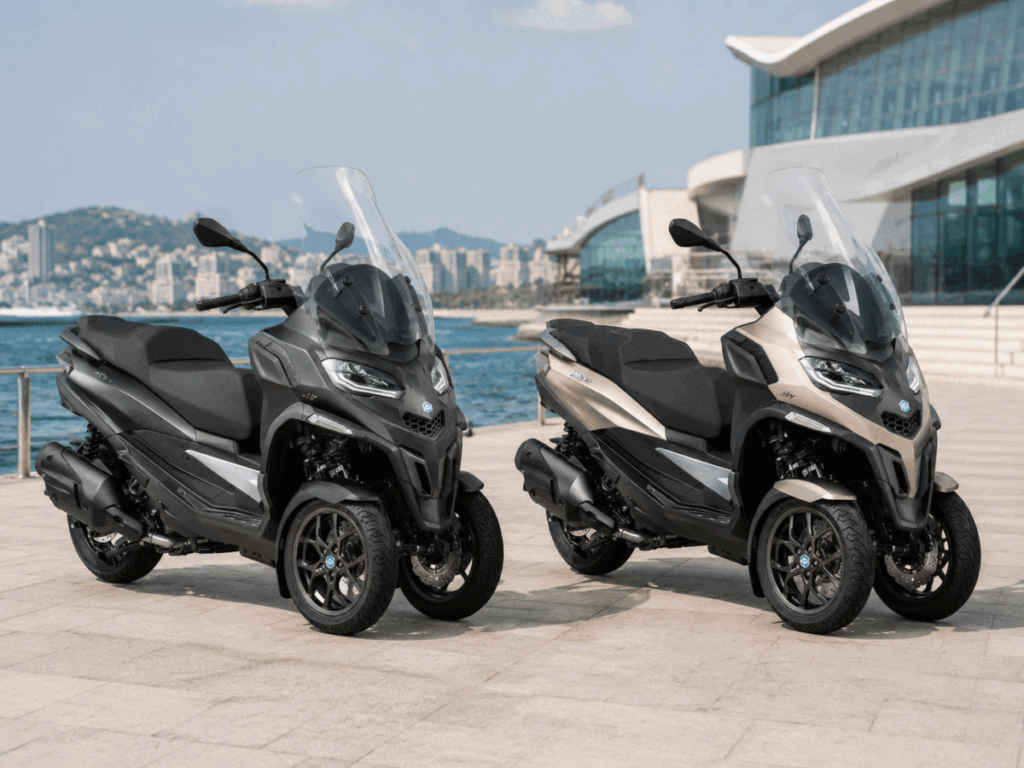 Piaggio MP3 530 HPE modern model — advanced features and radar system