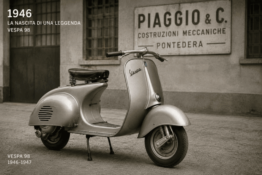  Vespa 98 1946 — the first scooter that started it all