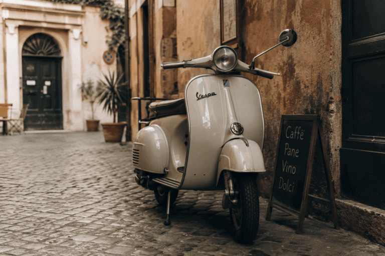 History of the scooter — Vespa classic vintage aesthetic icon