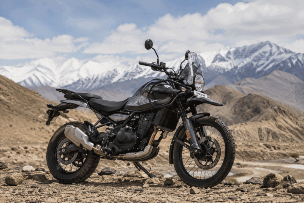 Royal Enfield Himalayan 450 adventure motorcycle liquid cooled 40PS DOHC off-road capable